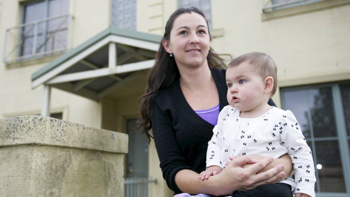 Emma Powell and her eight-month-old daughter Kaley are Ballarat’s future.