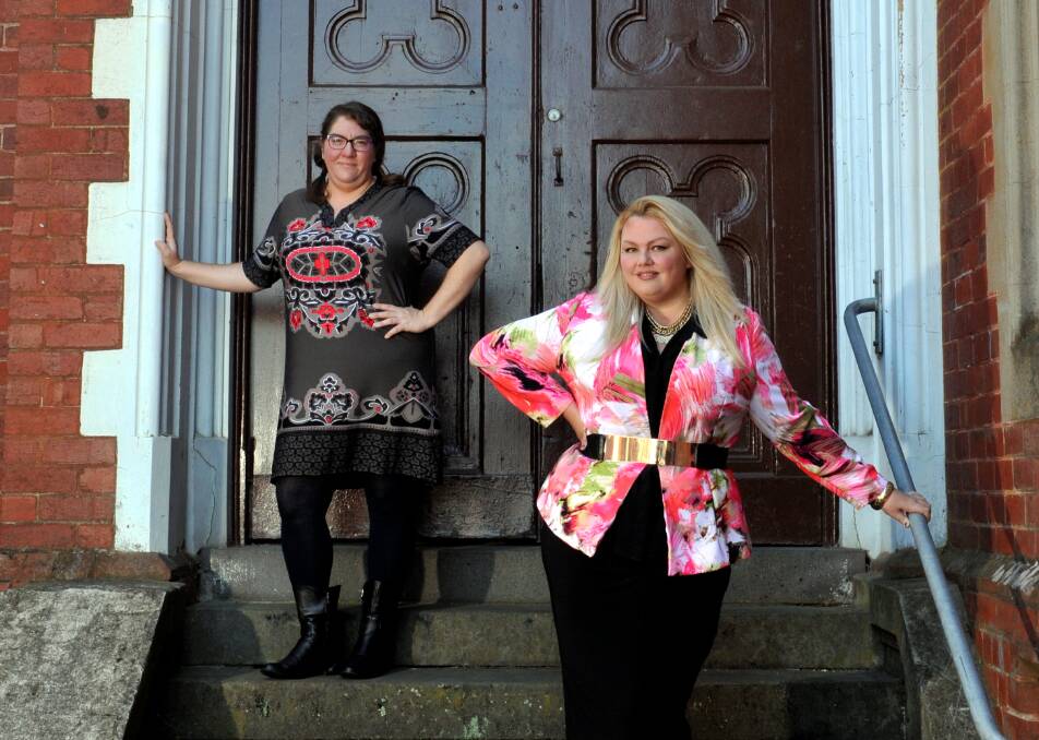 A Plus Market organiser Erin Cox and clothes designer Harvest Powell have kickstarted a plus-size clothing range for Ballarat residents.