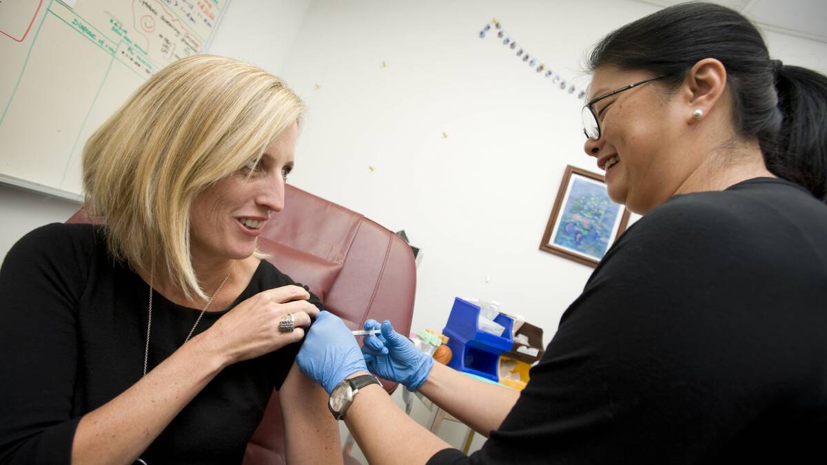A Ballarat doctor suggests people should consider getting a flu vaccination. 