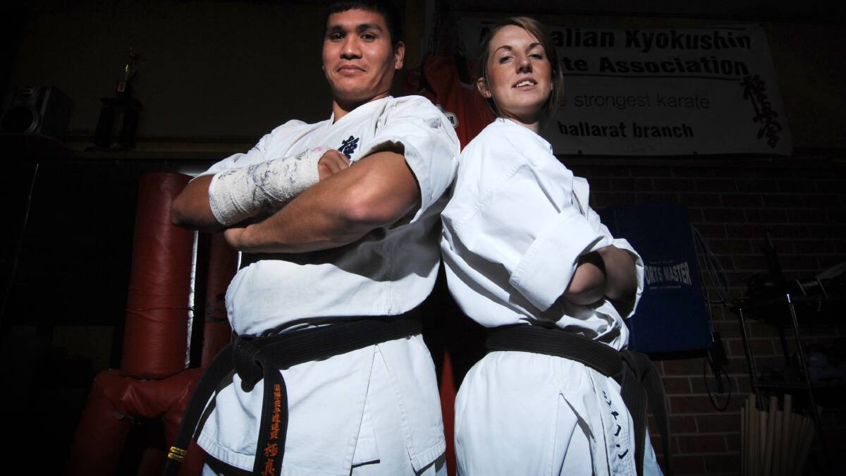 Mohammad Rezaie and Shannyn Johnstone-Ward are heading to the Karate World Cup in South Africa.