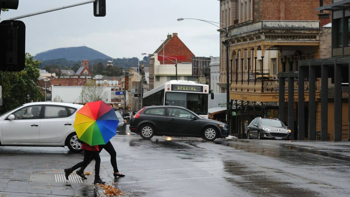 Ballarat can expect a cloudy day with drizzle.