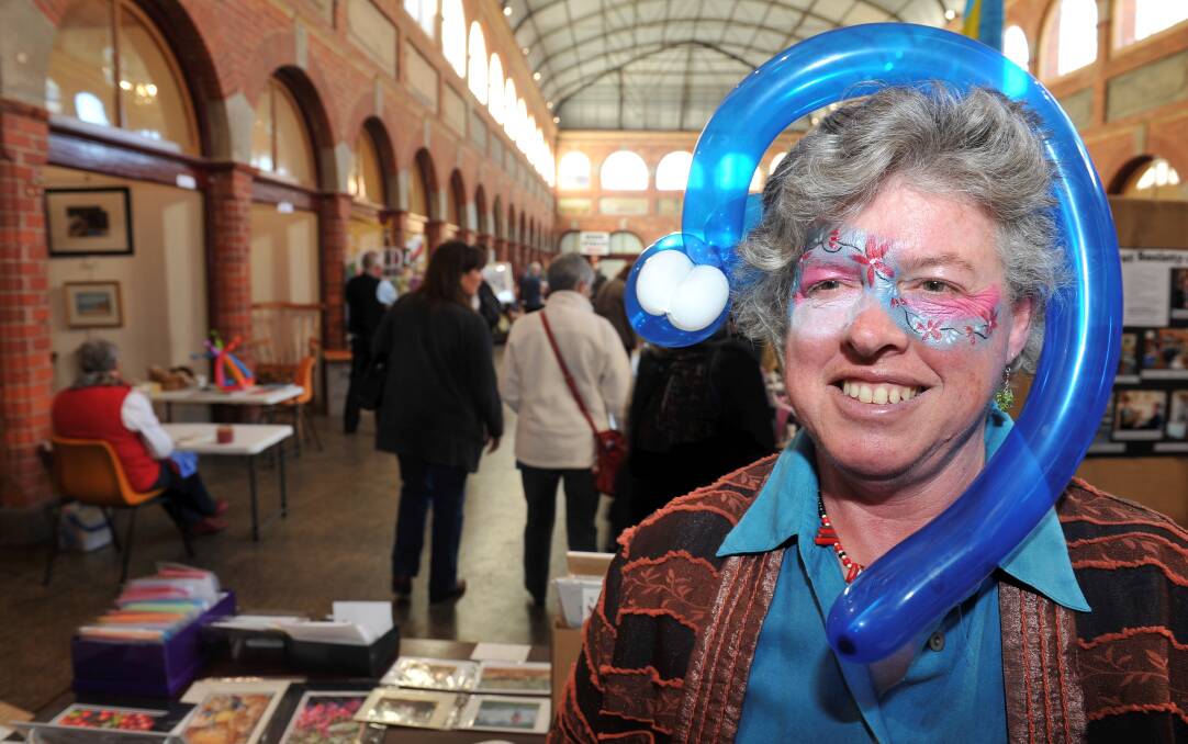 Sandra Van Zyl is the driving force behind the Ballarat Artisan Festival, which takes place at the Mining Exchange this weekend. PHOTO: Lachlan Bence