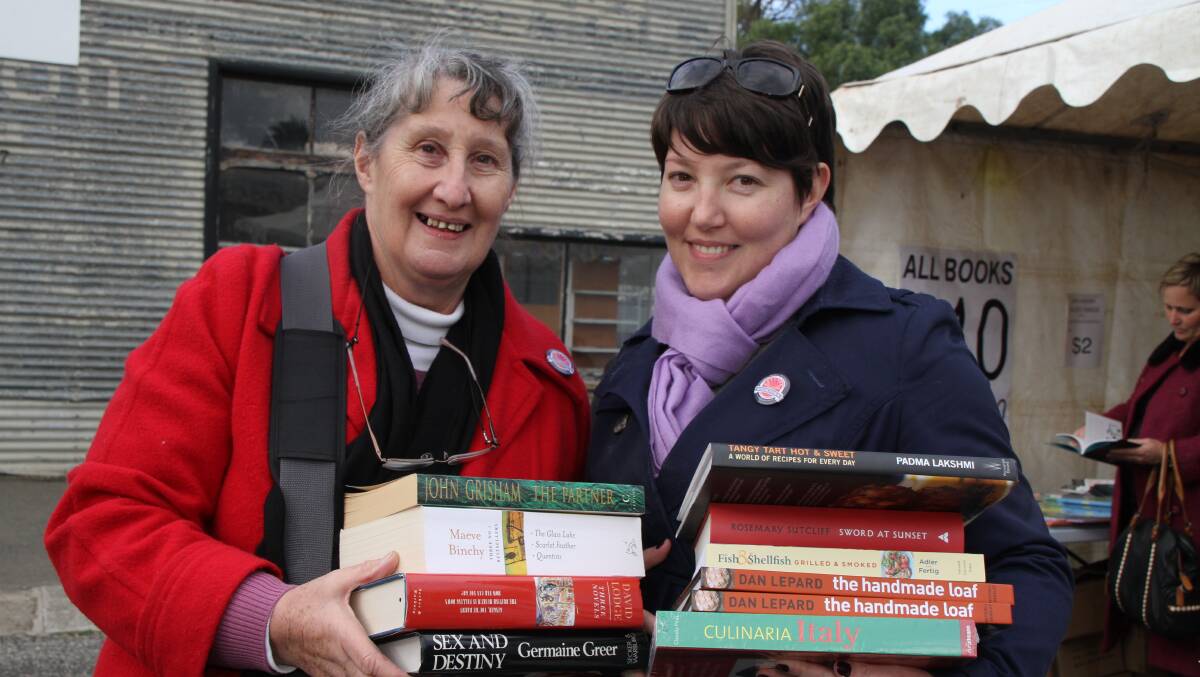 It's all about the books: Wendy and Vanessa Dwyer from Melbourne