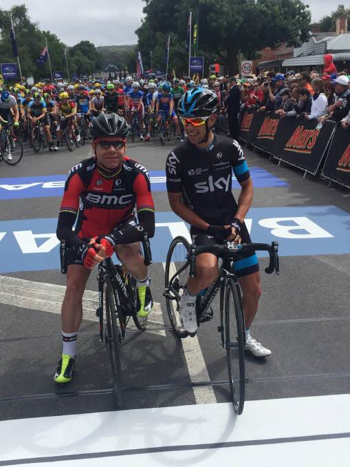 Second and third last year; the battle is on again between world class riders Cadel Evans and Richie Porte