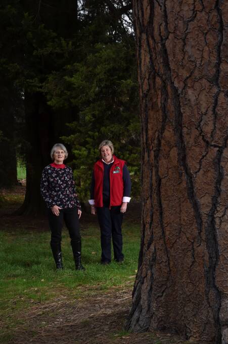 Friends of the Gardens committee member Helen Vincent and past president Elizabeth Gilfilan are backing a rebranding and redevelopment of the Ballarat Botanical Gardens. PICTURE: JEREMY BANNISTER