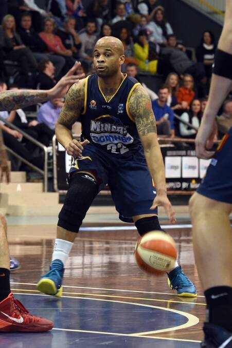 Miners’ key playmaker Roy Booker hurt his Achilles tendon in the fourth quarter against Geelong.