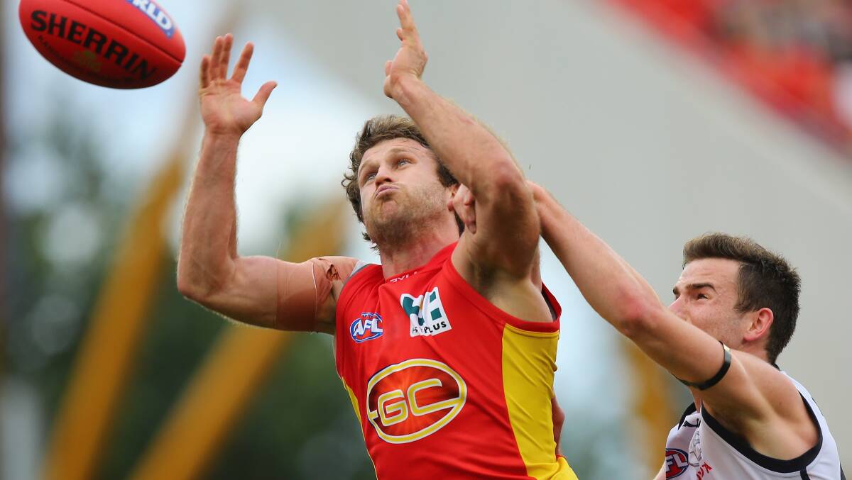 STAR POWER: Former Gold Coast Suns and Hawthorn player Campbell Brown is set to play for Ballan on April 12.
PICTURE: GETTY IMAGES