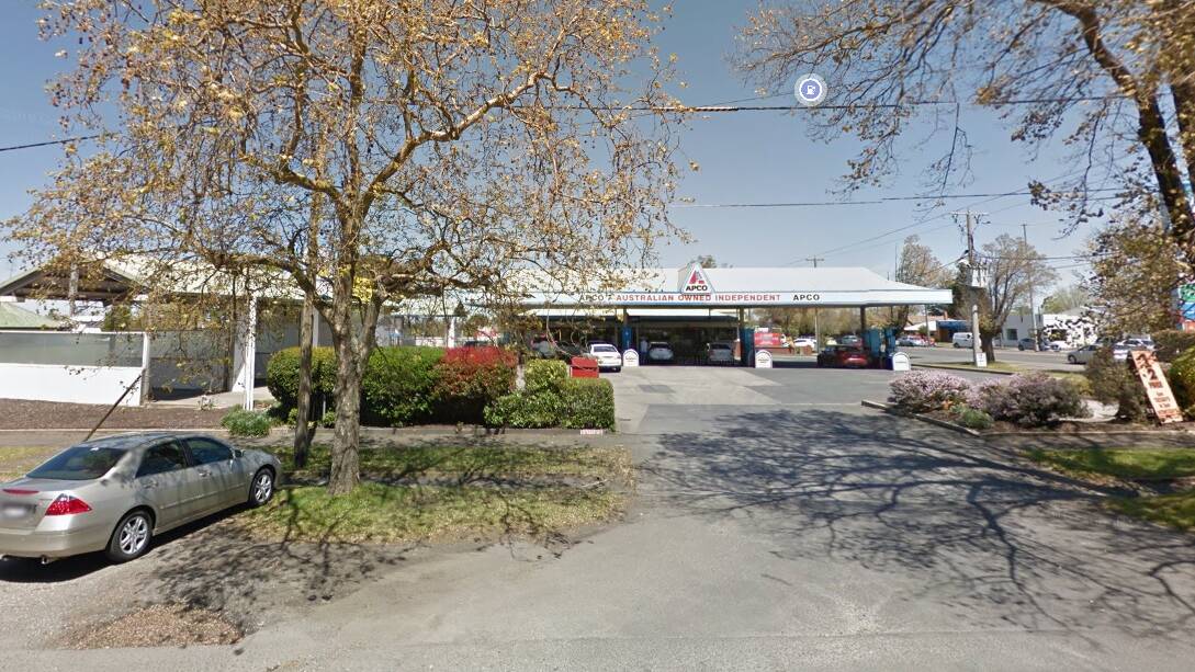 Casha was arrested after allegedly running through a Ballarat APCO car wash and refusing to get out of bushes. Picture by Google 