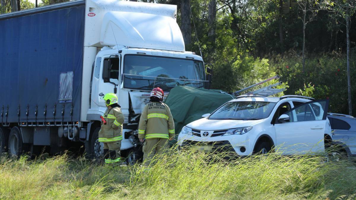 TRAGEDY: The scene of the crash that claimed the life of Ellalong's Daniel Milne on May 10, 2016. Truck driver David James Price was found guilty of dangerous driving and on Friday was jailed for a maximum of two-and-a-half years.
