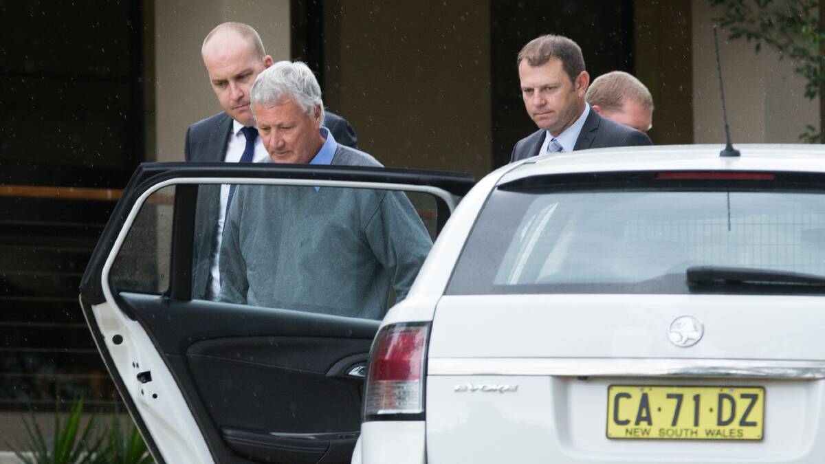 Bill Spedding arrested in Port Macquarie in 2015.