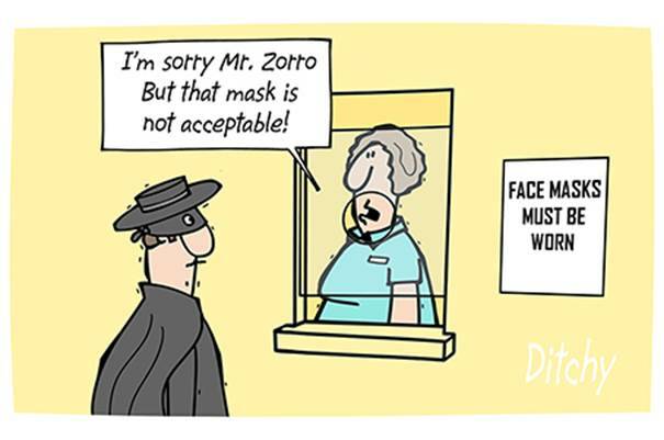 Ditchy's View: Masks are now necessary for visitors at BHS