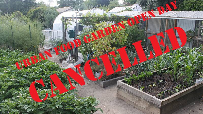 Open garden event cancelled
