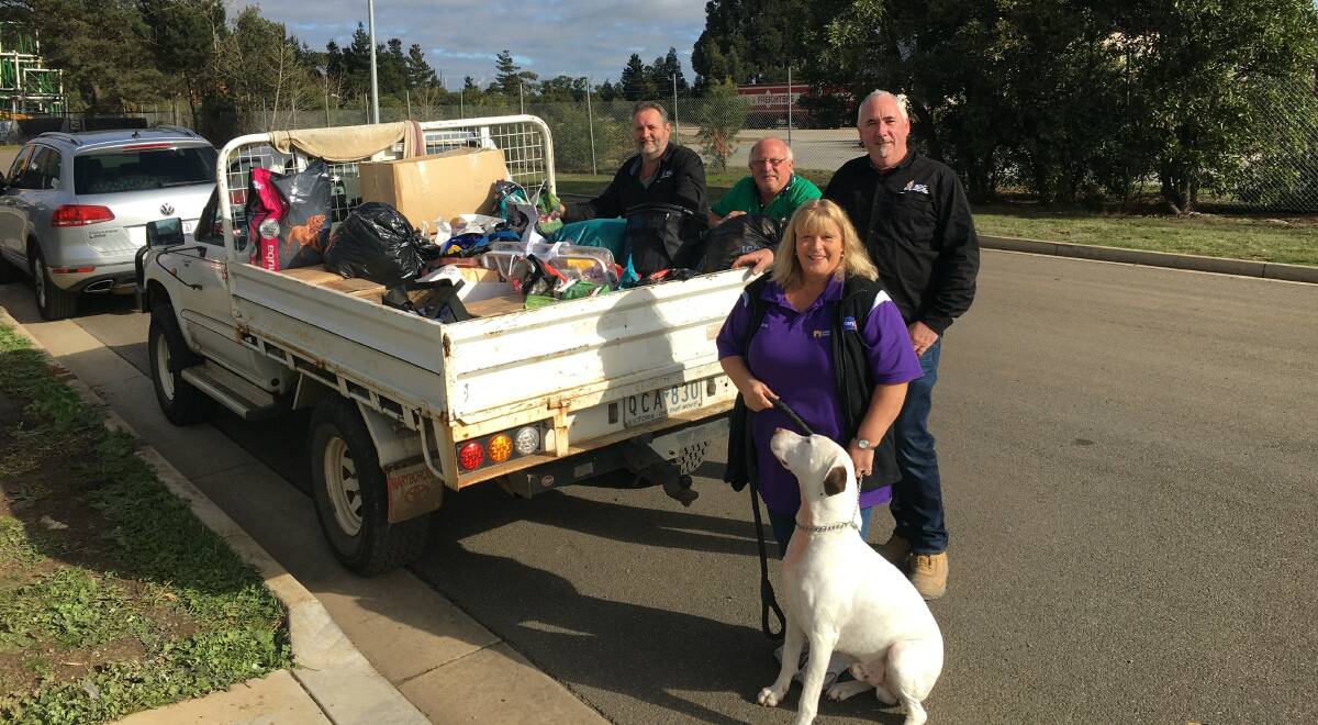 Rotary and BDC Global Group members have come together to help flood victims in NSW. Photo: Supplied. 
