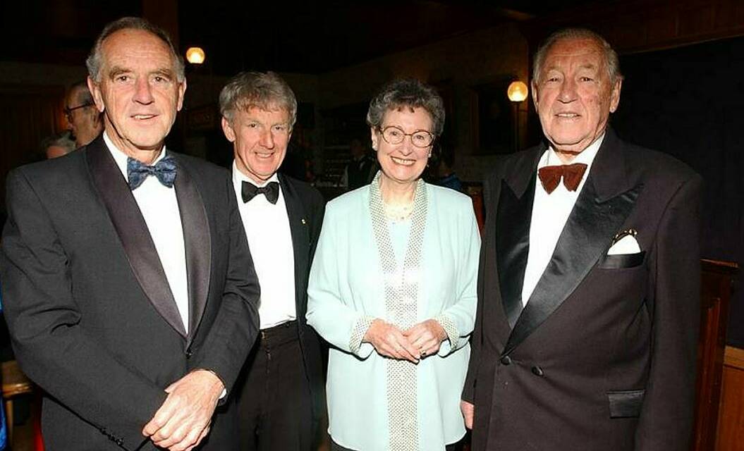 John Cain in 2002 during a visit to Ballarat for the Sovereign Hill Presidents dinner
John Cain with , Sovereign Hill Director Peter Hiscock, Sovereign Hill Bord President Mary Akers, and Sr Rupert Hamer.
Picture Lachlan Bence 