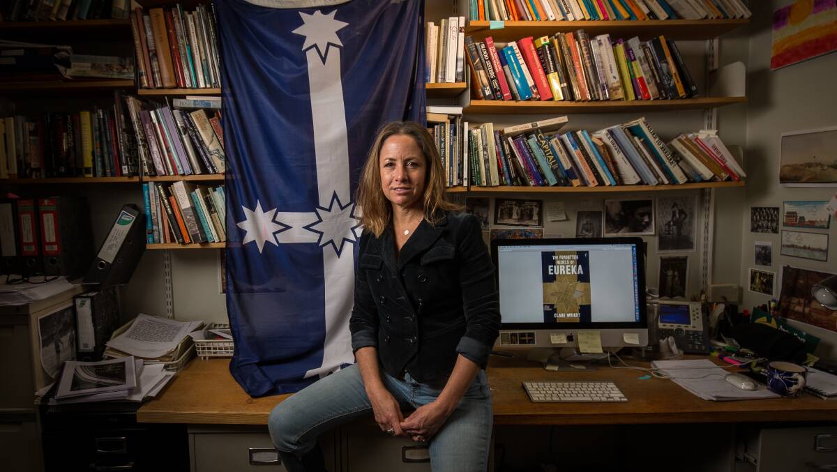 Dr Clare Wright is co-producer on a proposed TV drama series based on her book about women in the Eureka Stockade.

Photo: Scott McNaughton 
