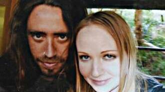A photo of Matthew Williams with his partner Sara Okerstrom before he disappeared 