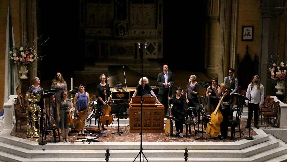 Eine Abendmusik in St Patrick's Cathedral directed by John Weretka. Picture: Michael Watson