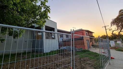 The former hospital site now being renovated in Ballan.