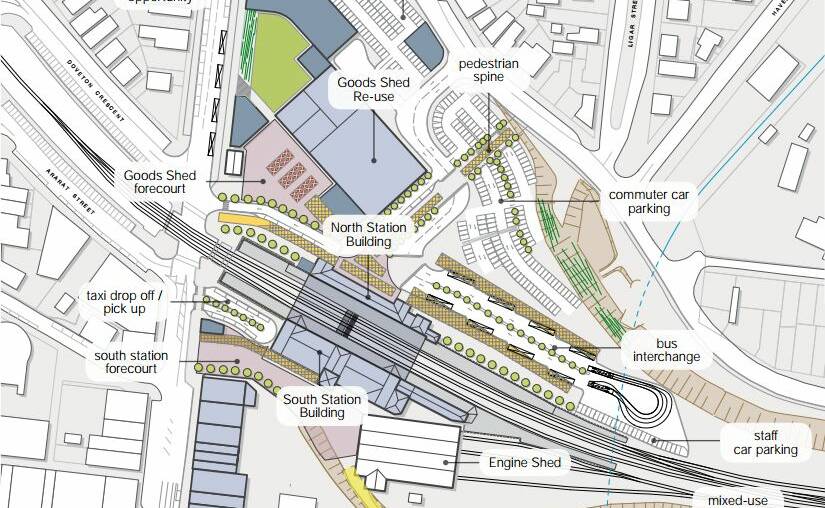 Council's original 2014 masterplan for the railway precinct promised much but State Government plans have disappointed some readers.  