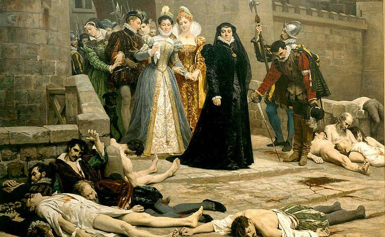 INTOLERANCE: The St Bartholomew's Day massacre of the Huguenots represented another low point of religious polarity and violence we need to learn from.  