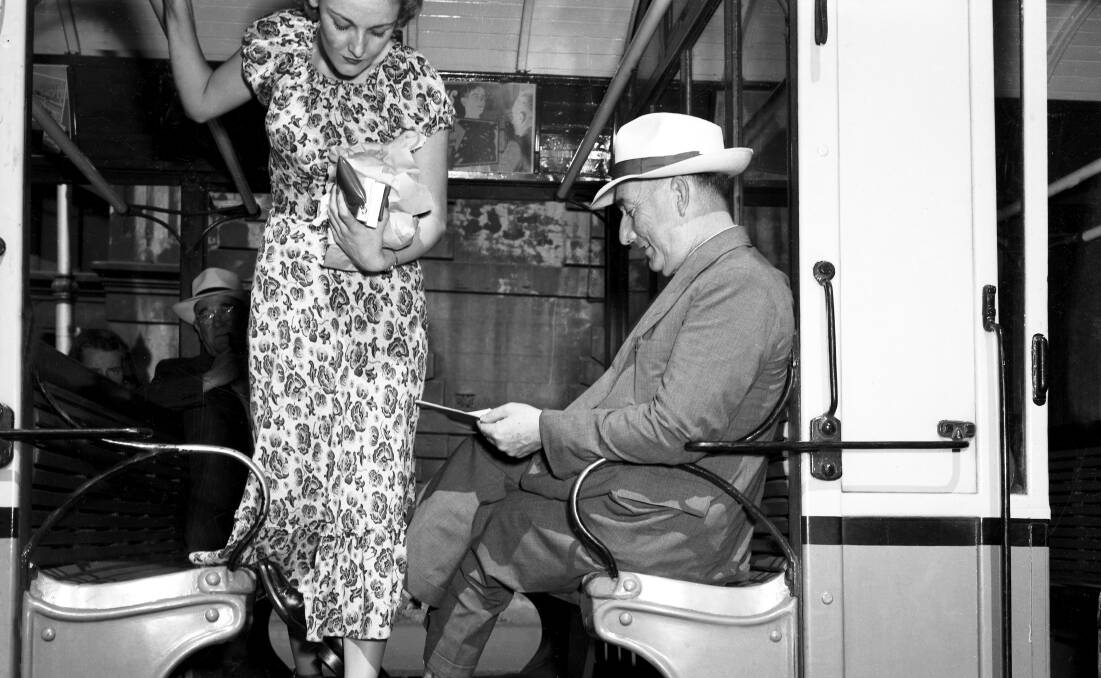 OLD FASHIONED: The trams may have long gone but have the manners on public transport vanished along with them? 