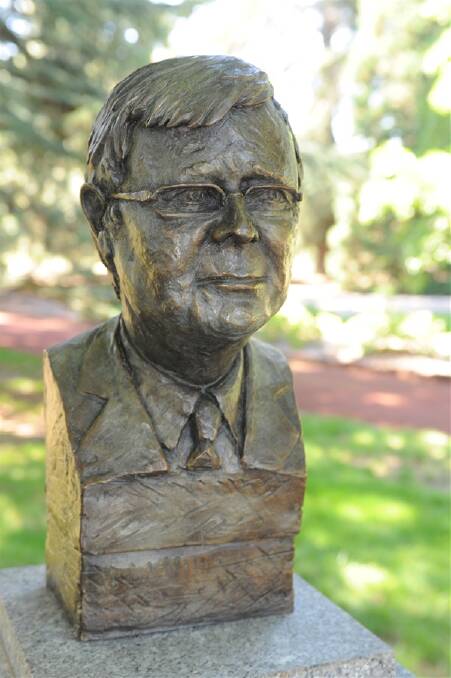 Mr Rudd's bust