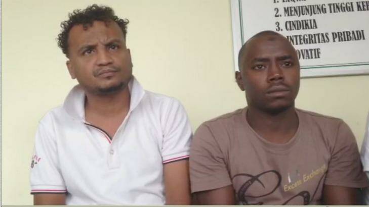 Abdullah Ahmed,  left,  from Eritrea was on the  boat. He did not see the incident because he was on the top deck, but the hand-burning story had immediately spread among the passengers.
"??I saw people with burned hands.  They said, '??Don'??t go to the toilet, it'??s punishment from the navy'??." Photo: Michael Bachelard