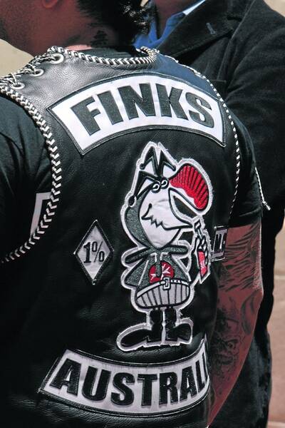 The emblem of the Finks motorcycle club
