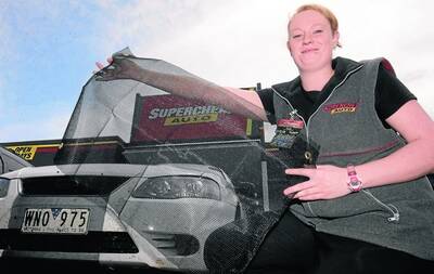POPULAR: Supercheap Auto Ballarat store manager Alana Harris says that many retailers are selling out of mesh locust guards for cars ahead of the Christmas holidays. Picture: Lachlan Bence