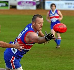 10 OUT OF 10: Retired Western Bulldogs champion Chris Grant thrilled a bumper hometown crowd with a 10-goal haul in a once-off appearance for Daylesford in the Central Highlands Football League on Saturday.