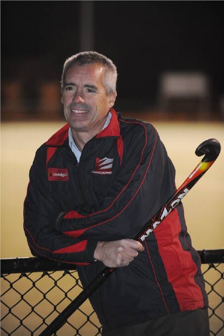 DEDICATED: Michael Poulton is one of the driving forces behind WestVic Hockey.