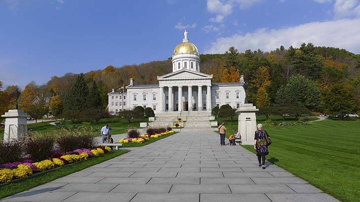 Delightfully different ... the State House is Montpelier's third ? the first was whittled away by early legislators.