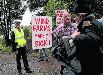 WIND whipped around politicians and members