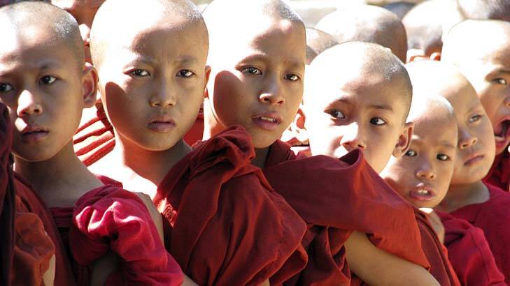 Children at an orphanage in Burma.