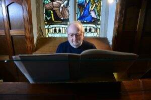SHEER PLEASURE: Ian Smith is retiring as church organist. Picture: ADAM TRAFFORD