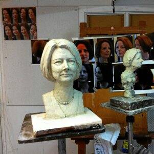 The bust of Ms Gillard