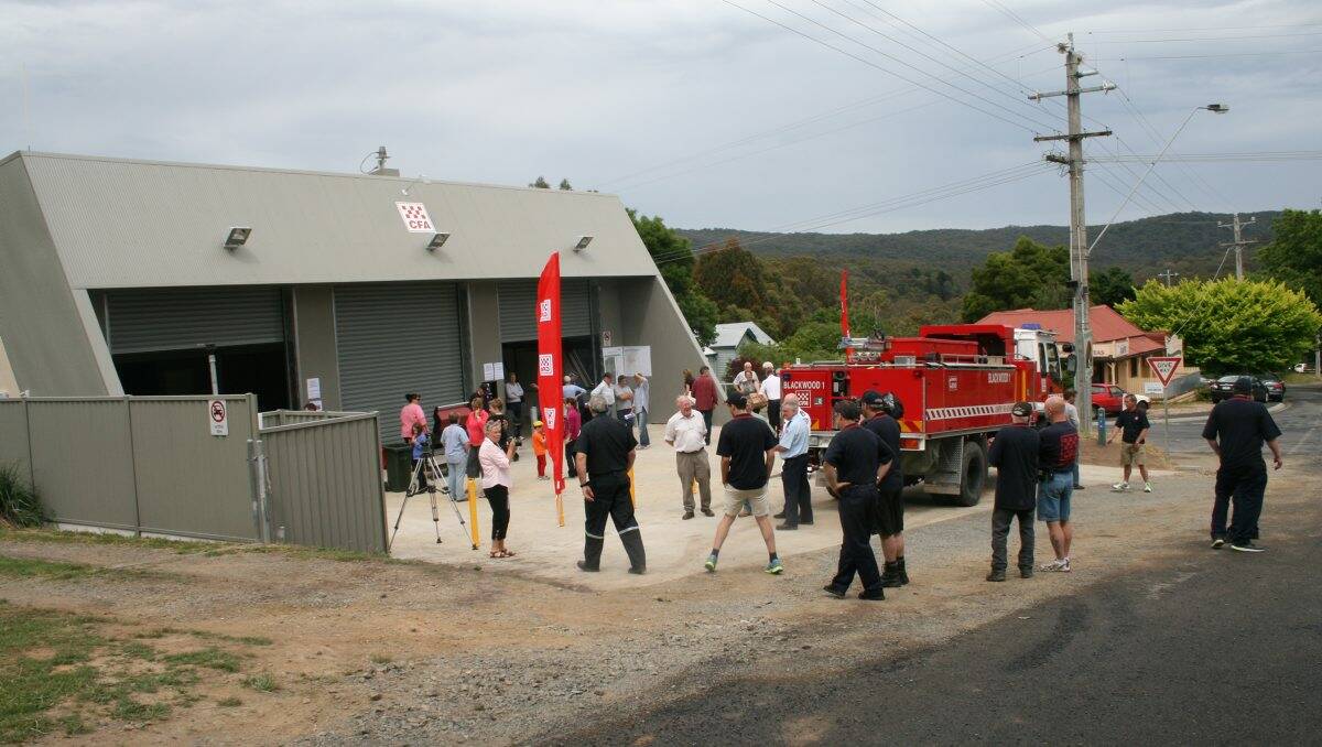 Open day: The new Blackwood fire refuge and fire station attracted interest.