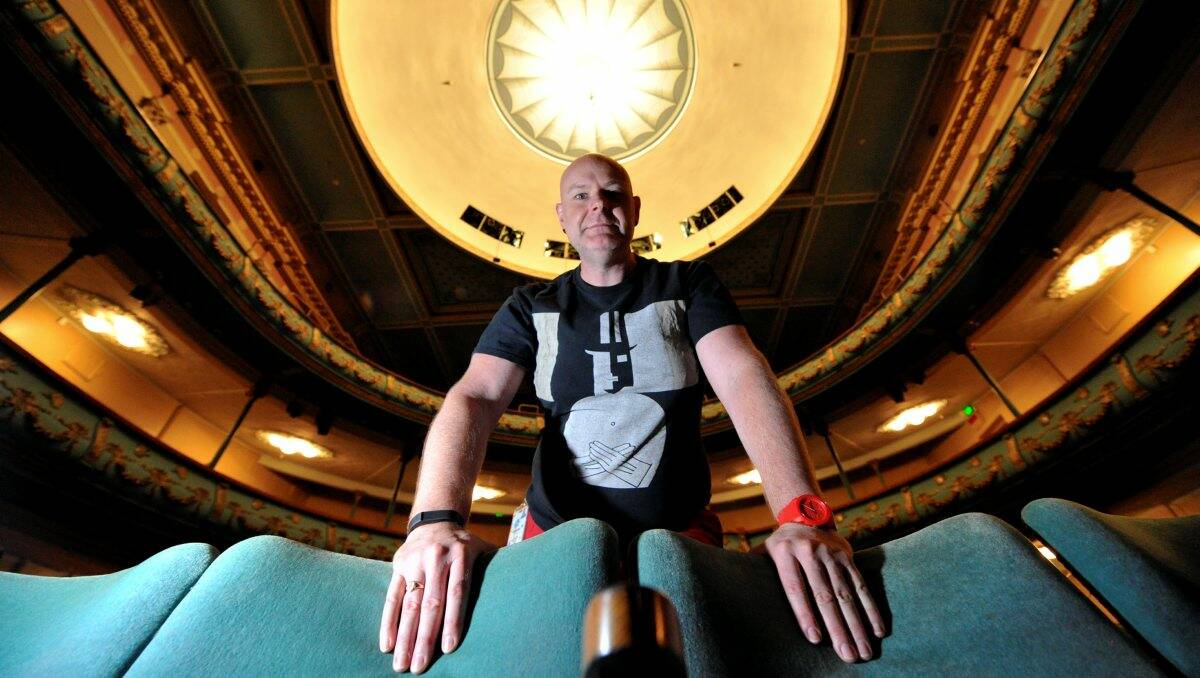 Grand plan: Her Majesty’s Theatre manager Graeme Russell says $28 million needs to be spent to keep the historic theatre operating well into the future.  PICTURE: JEREMY BANNISTER
