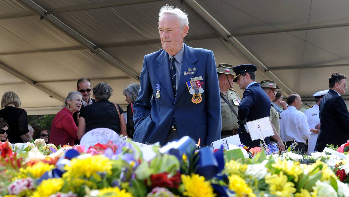 Bob Wooley - RSL President of St. Arnold. The Ex-POW Memorial 10 Year Anniversary. Picture: Justin Whitelock 