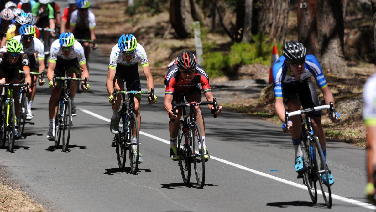 The Buninyong King of the Mountain Road Nationals. Cadel Evans  PICTURE: JUSTIN WHITELOCK 