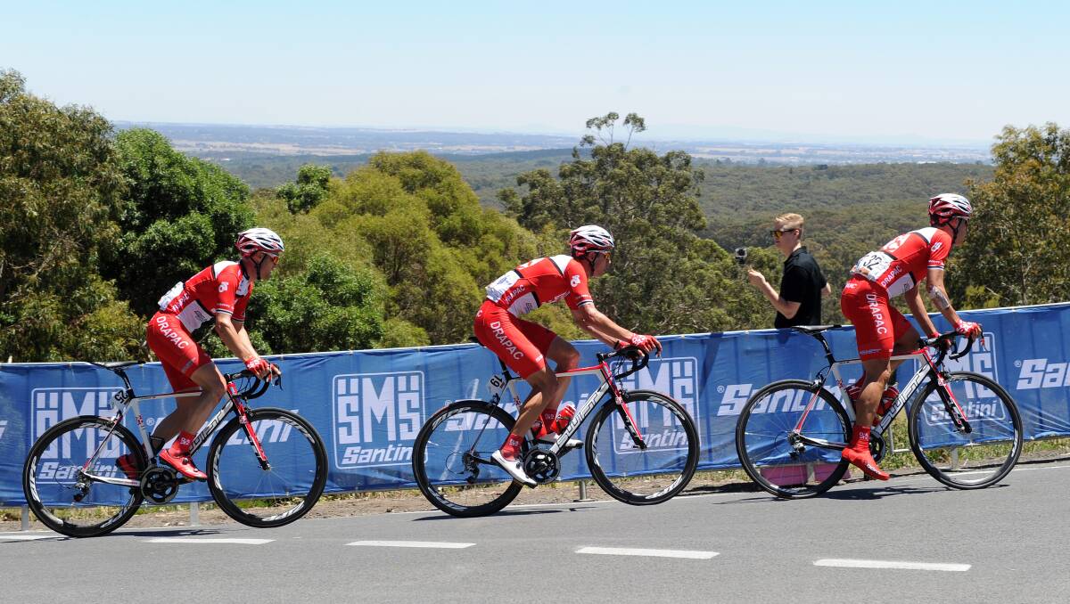 The Buninyong King of the Mountain Road Nationals. DRAPAC Cycling PICTURE: JUSTIN WHITELOCK 