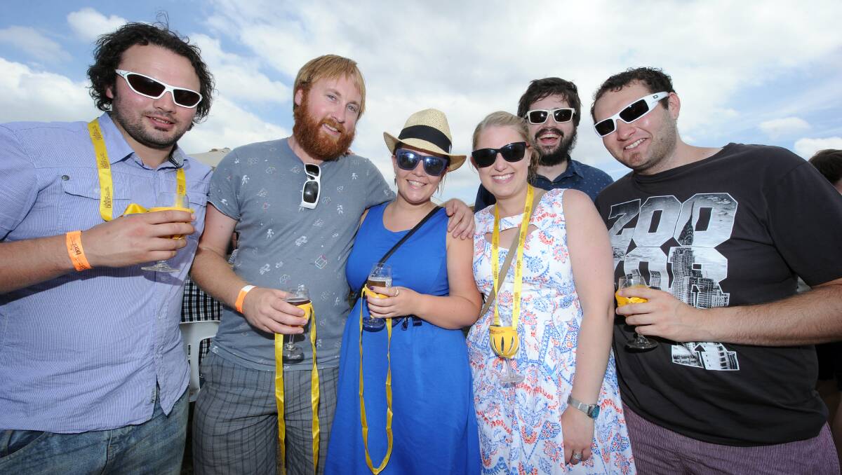 Anthony Lindorff, Luke Sizeland, Nat Campbell, Felicity Francis, Stephen Francis and Tristan Terry. PICTURE: JUSTIN WHITELOCK 