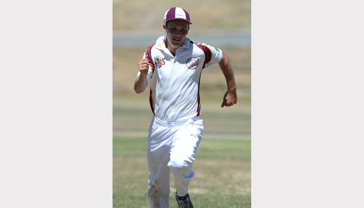Cricket - Mt Clear v Brown Hill. Travis Whittle, Brown Hill. PIC: KATE HEALY