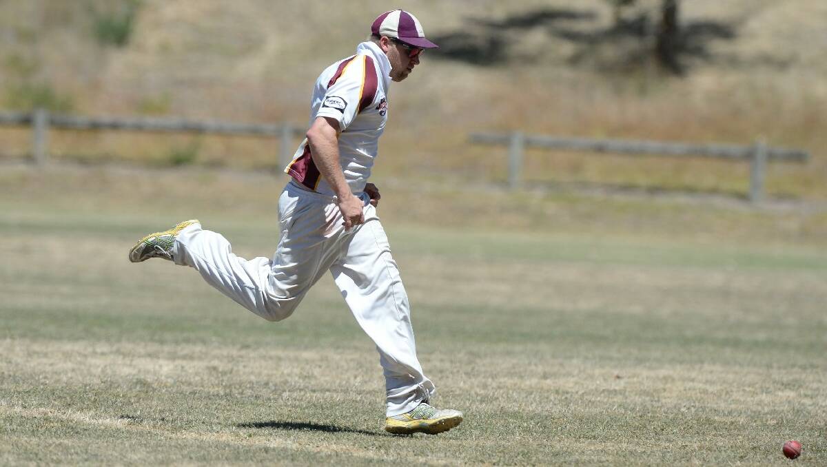 Cricket - Mt Clear v Brown Hill. Matt Hyden, Brown Hill. PIC: KATE HEALY