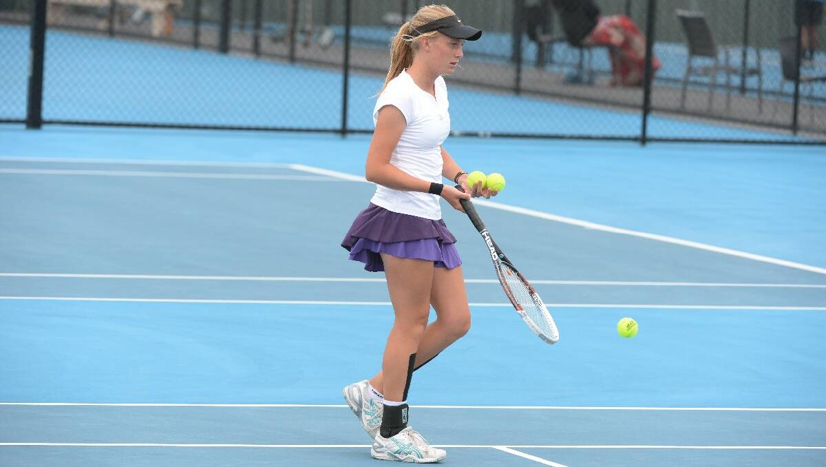 Ballarat Open Gold AMT Tennis Tournament. Zoe Hives. PIC: KATE HEALY