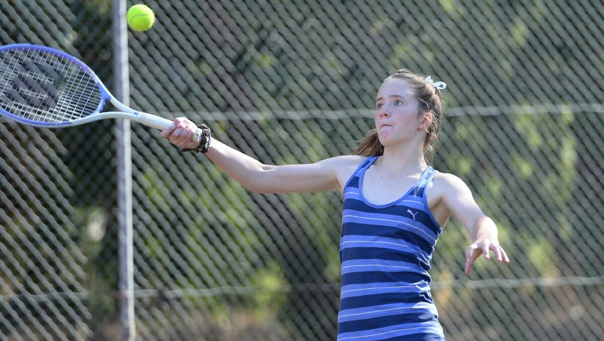 Buninyong and District Tennis Association juniors. Ruby Hart, C2, Meredith. PIC: KATE HEALY