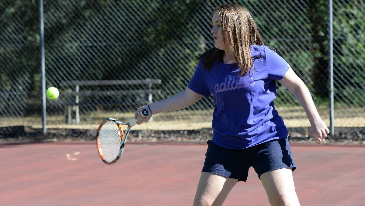 Buninyong and District Tennis Association juniors. Billie Diwell, C4, Meredith. PIC: KATE HEALY