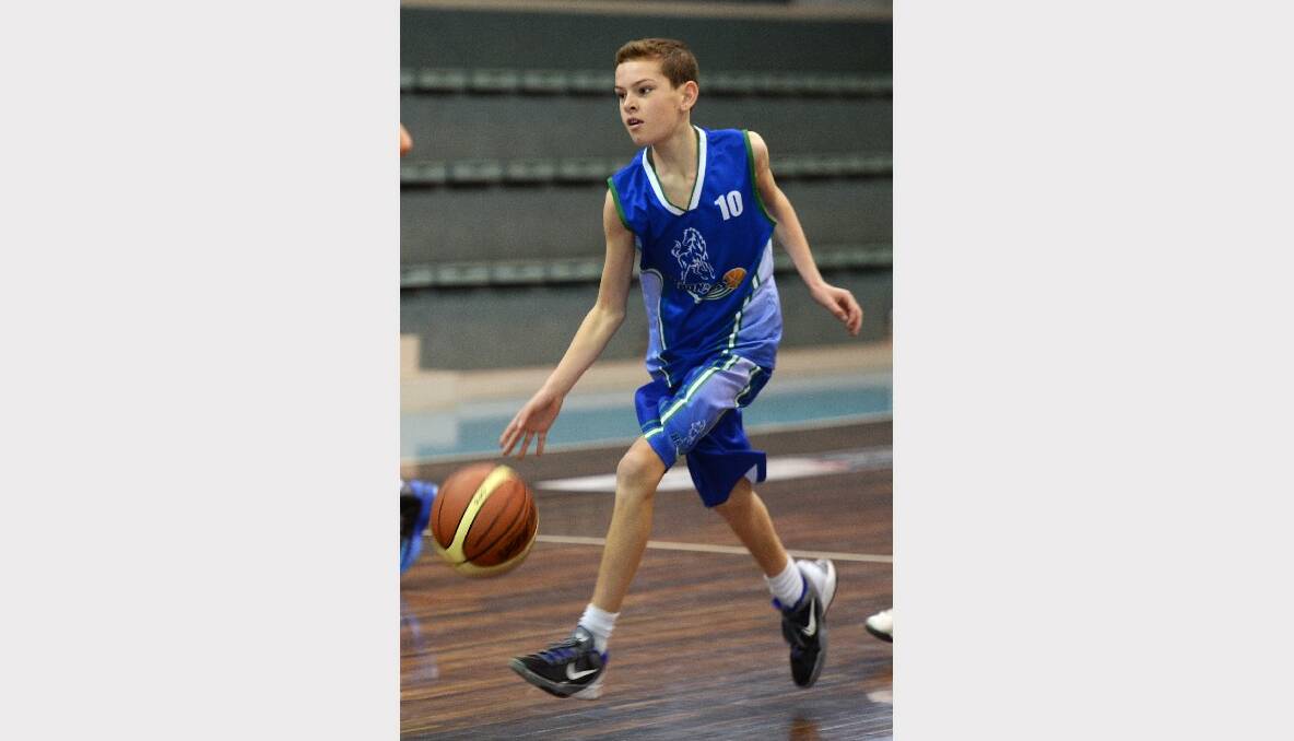 Junior Basketball Tournament: Under 14A boys - Ballarat Blue v Broadmeadows. Cooper Ward-Bloch (Broadmeadows). PICTURES: KATE HEALY 
