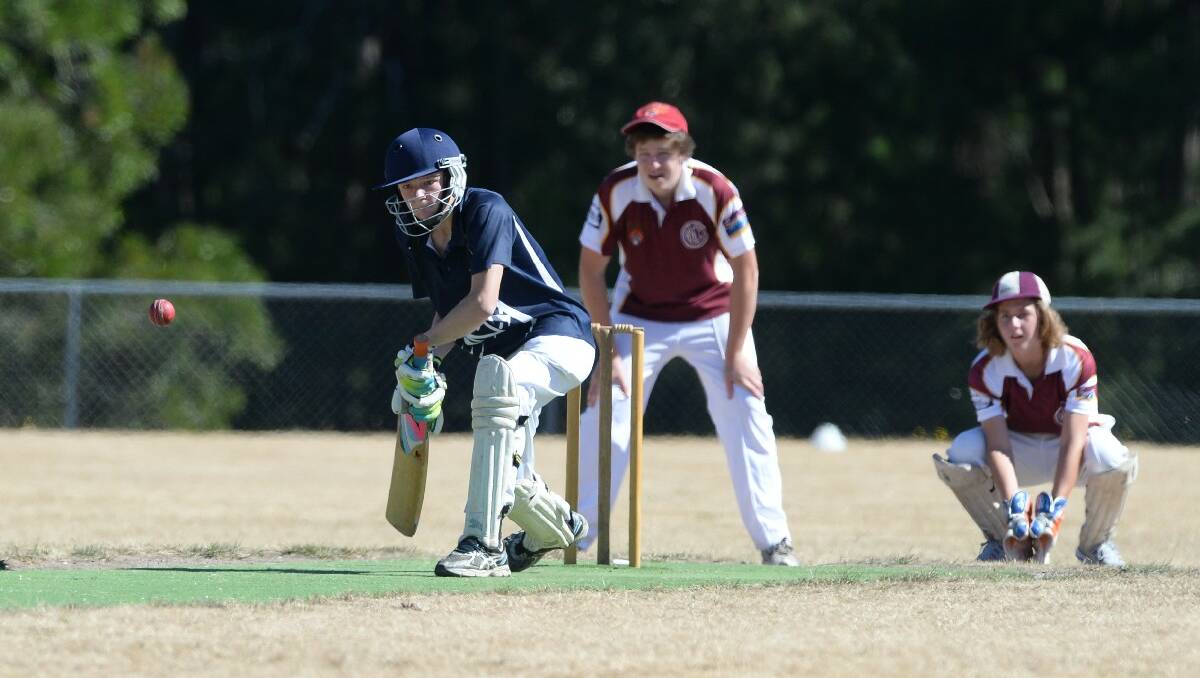 Ballarat Cricket Association U16 Gold - Mt Clear v Brown Hill. Connor Dowie, Mt Clear. PIC: KATE HEALY