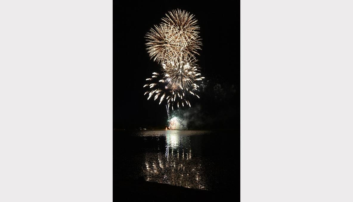 Australia Day Fireworks at Lake Wendouree.